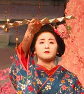 Geisha dance performances Image