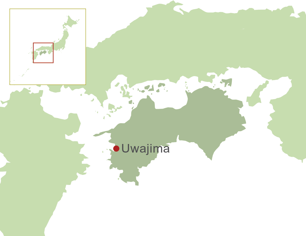 Uwajima Map