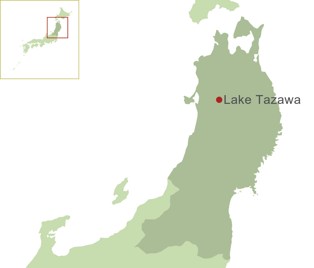 Lake Tazawa Map