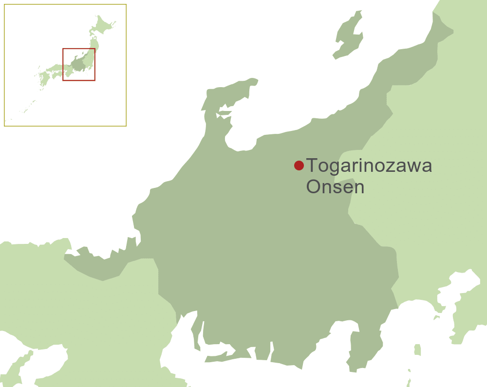 Togarinozawa Onsen Map