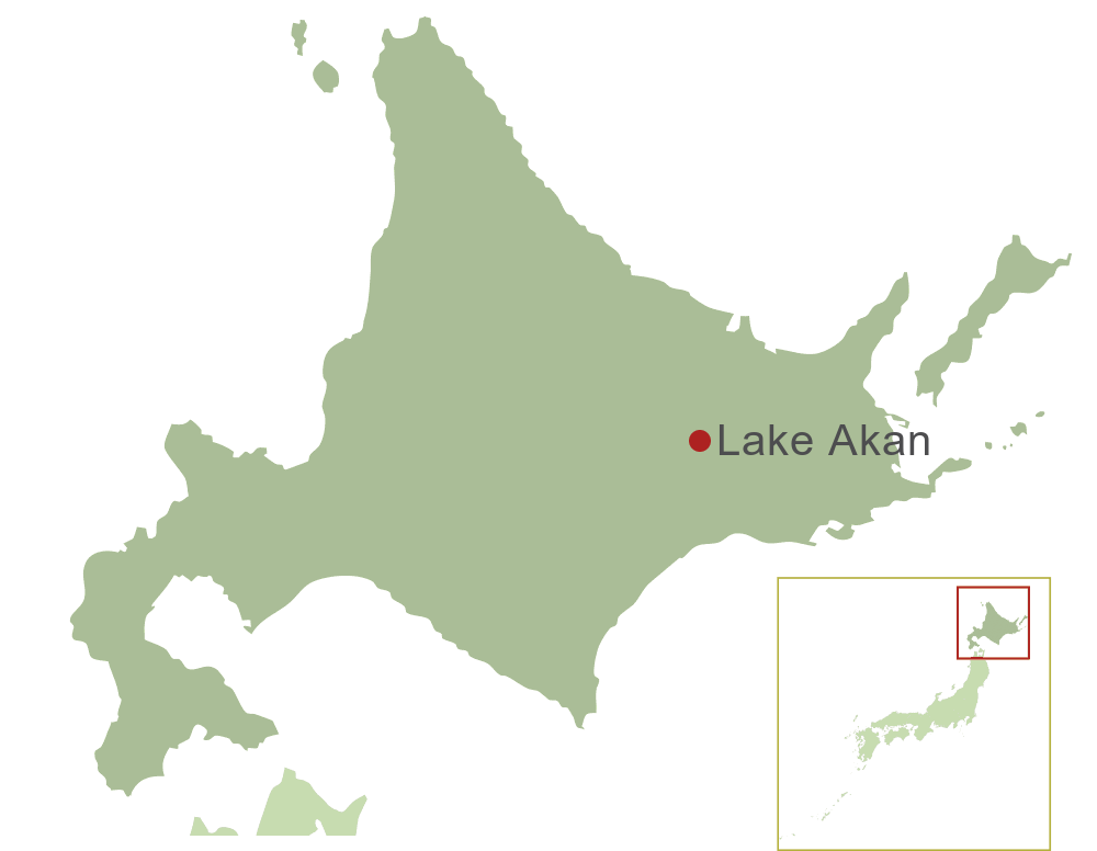 Lake Akan Map