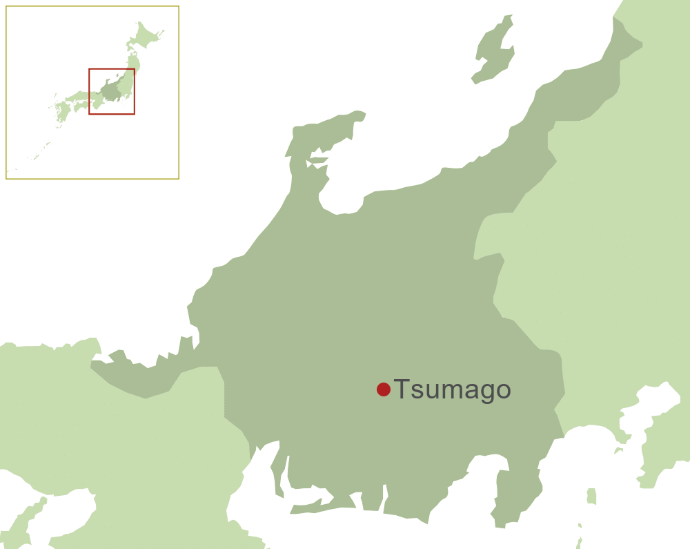 Tsumago Map
