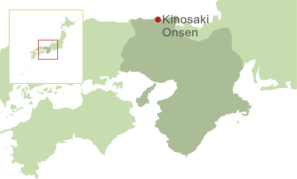 Kinosaki Onsen Map