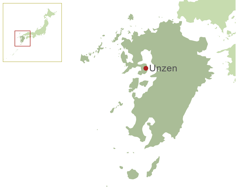 Unzen Map