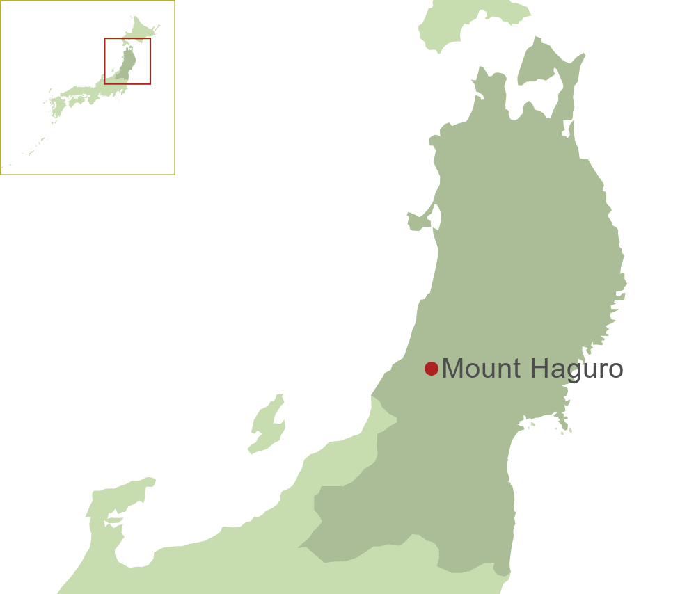 Mount Haguro Map