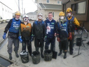 Japan volunteers team