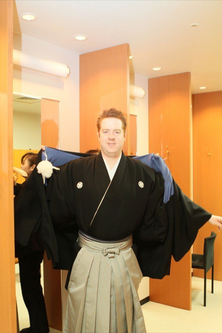 Male wedding kimono - wedding in Japan