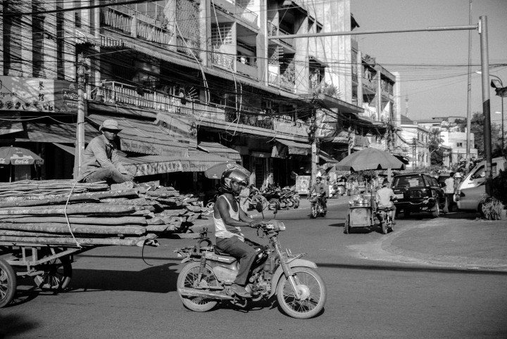 Riding Wood in Phnom Penh Riding Wood
