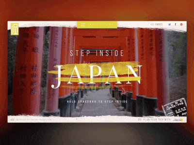 Interactive 360° map of Japan