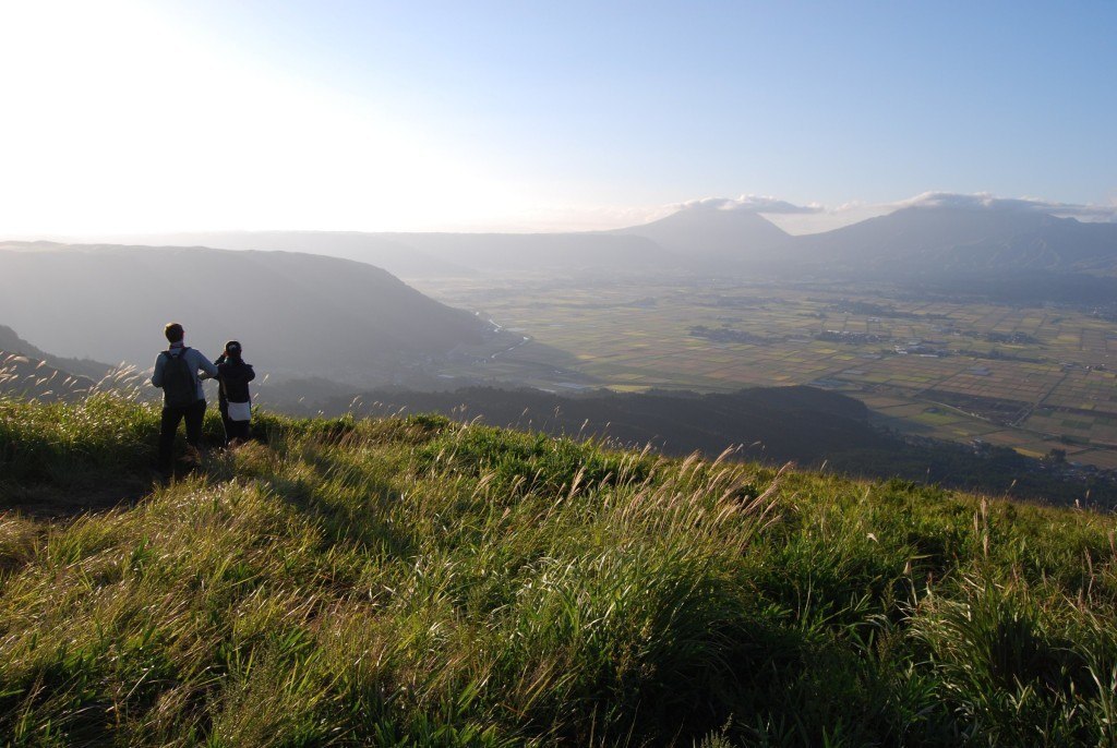 Early morning in Aso National Park