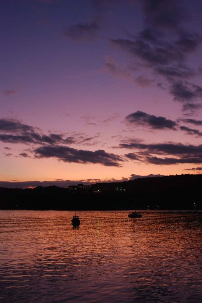 Matsushima at sunset