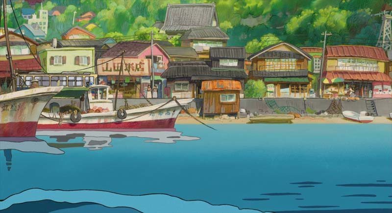 The town in Ponyo