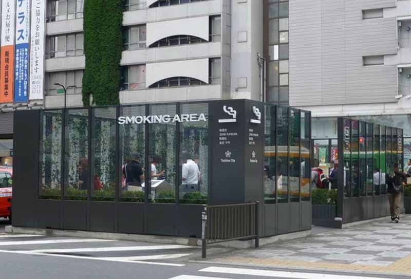 Smoking area (Photo: Abroad Japan)