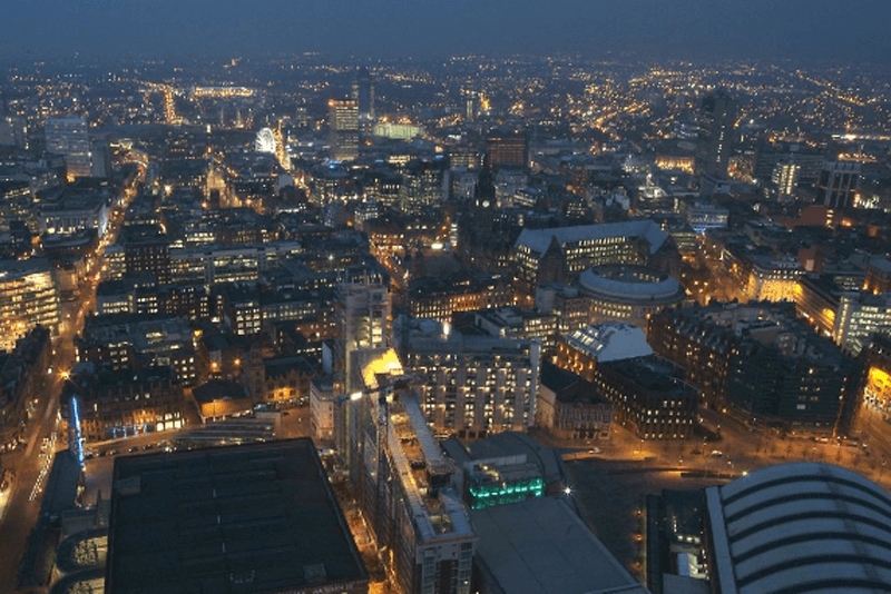 Manchester from the air