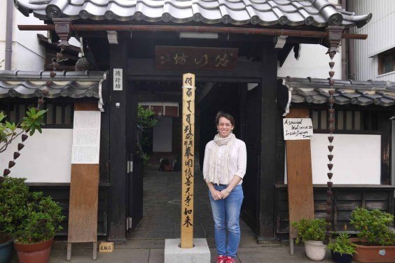 Here I am at a temple lodging in Nagano, a unique place to stay with the most generous and attentive hosts.