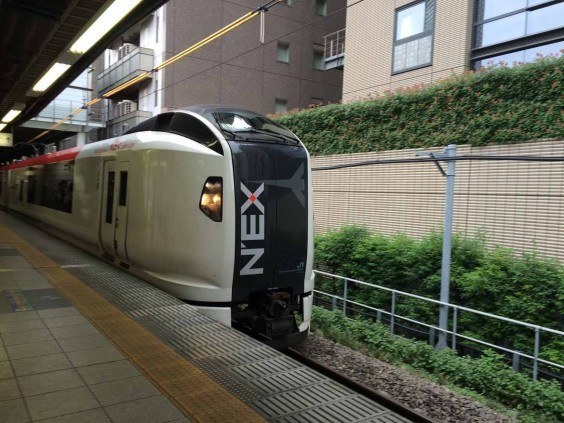 Taking the Narita Express is a great way to get to the airport using public transport