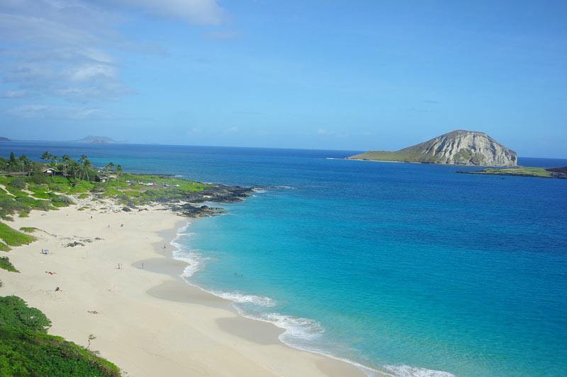 A Hawaiian beach