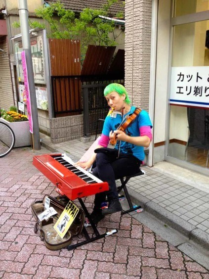 A little street music