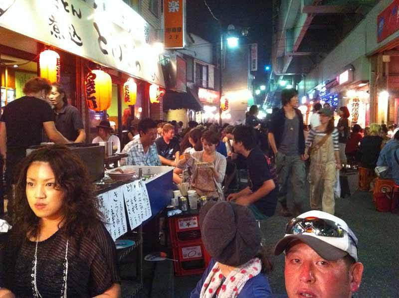 Yakitori street food restaurants