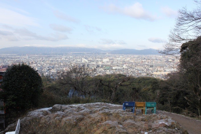 The view from Inari Yotsutsuji