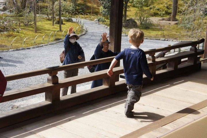 Travelling with a child gives you a link to the locals