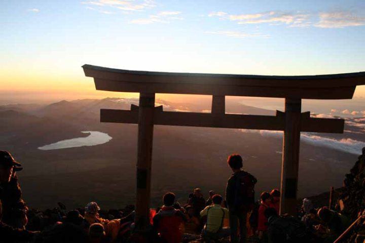 Fuji's torii gate