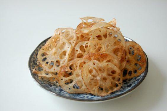 Lotus root crisps