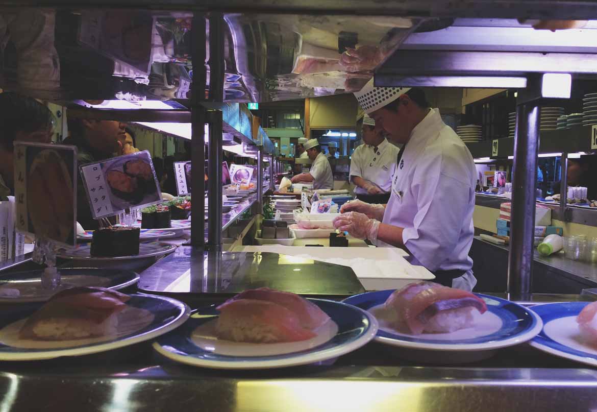 Conveyor-belt sushi: Delicious and incredibly affordable