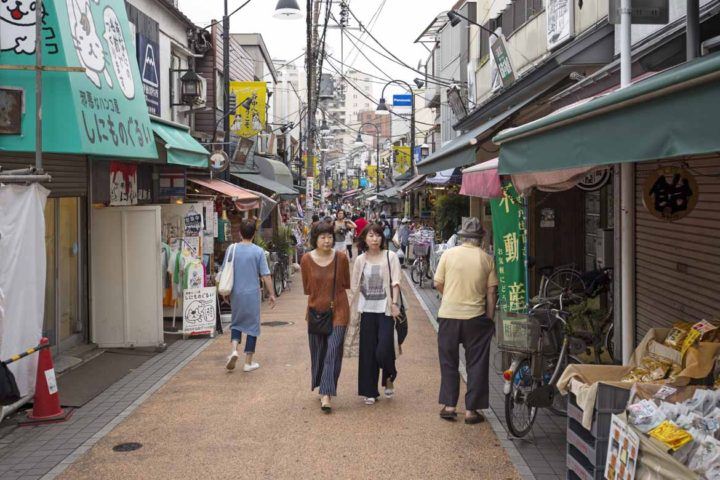 Yanaka's shopping street