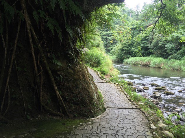 Beautiful riverside paths