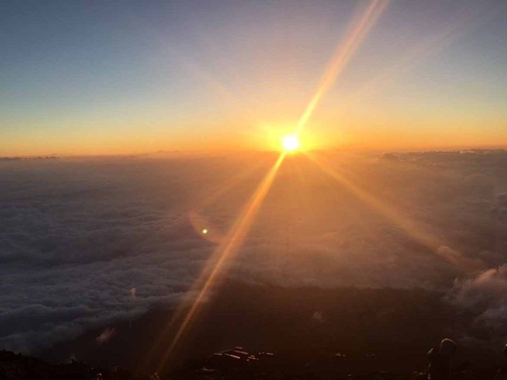 I had the privilege to see this superlative sight twice this year. There is nothing like it, well worth doing if you visit Japan during the climbing season (early early July to mid September). 