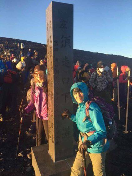 Summiting Fuji