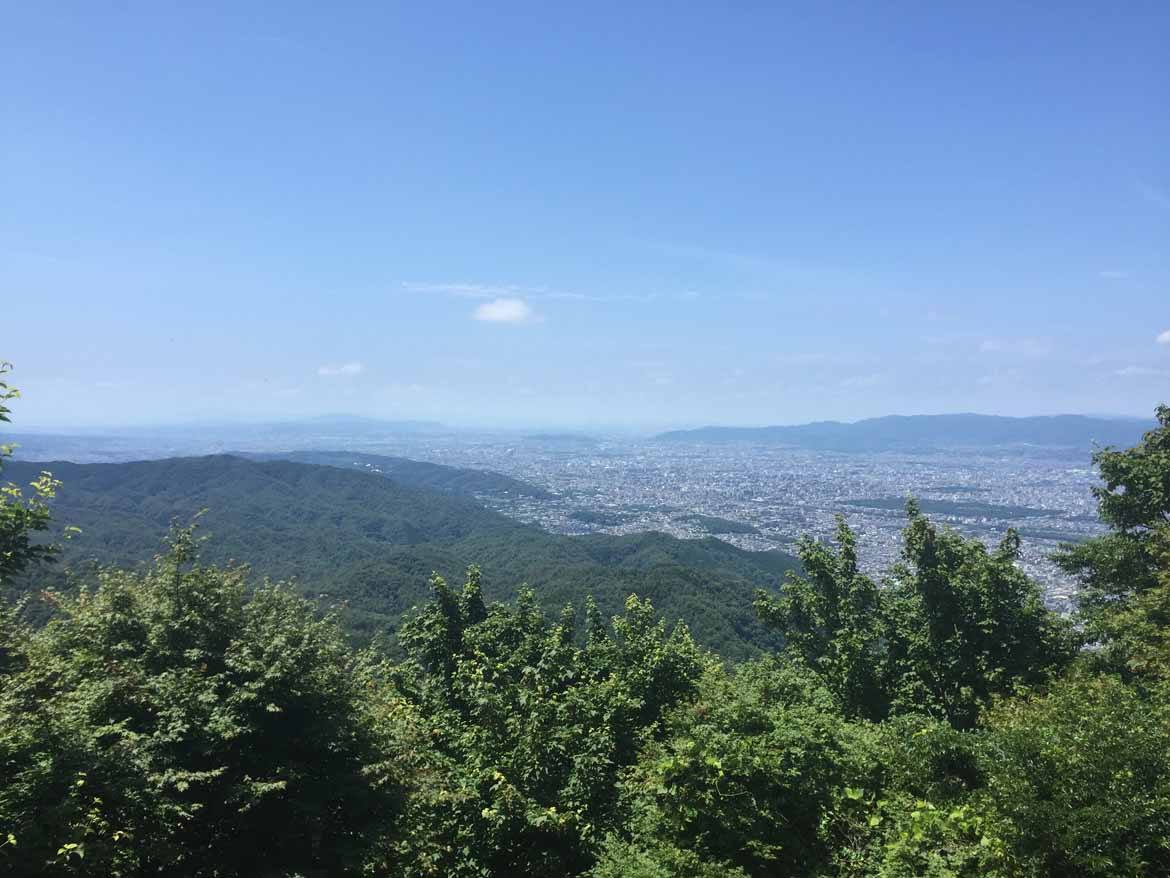 Views over to the metropolis of Osaka