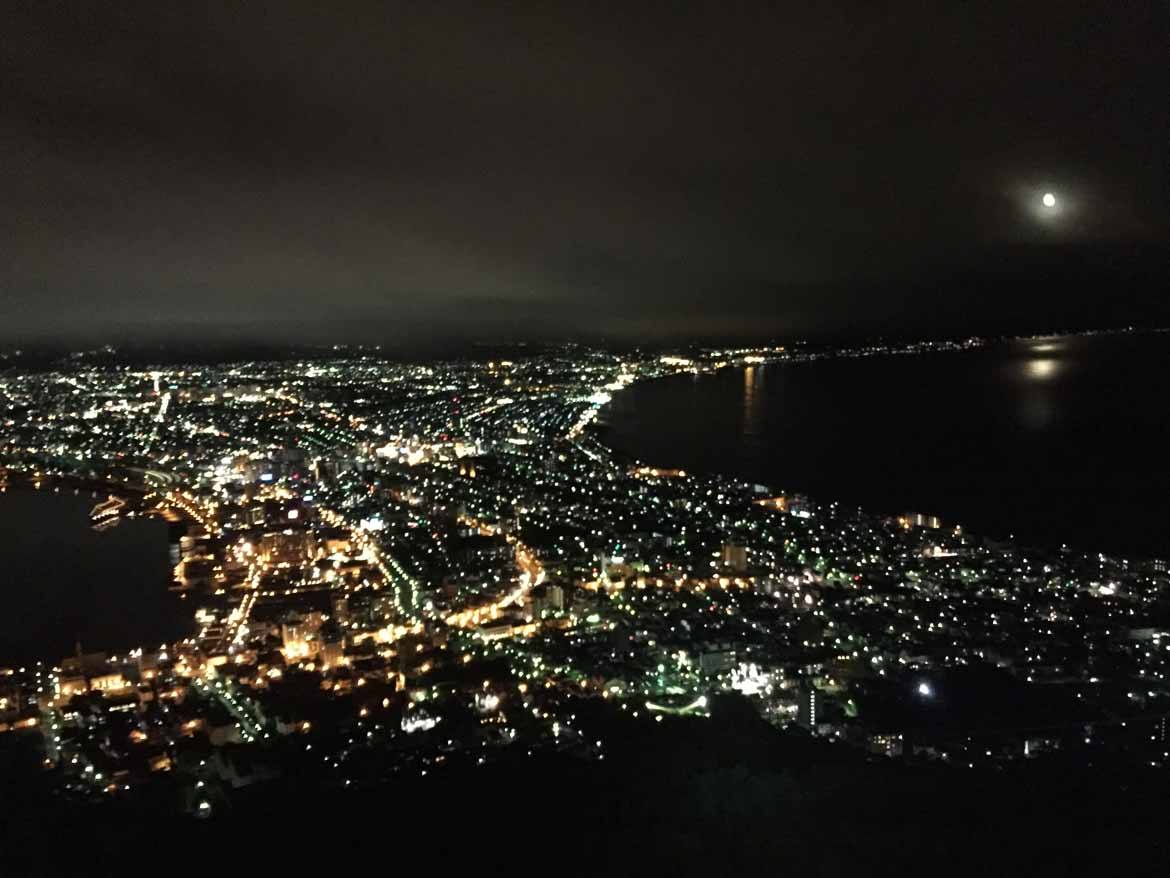 Night view from Mount Hakodate