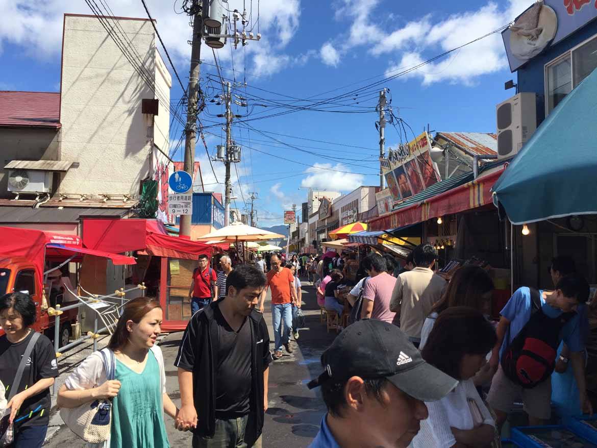 Hakodate's morning market