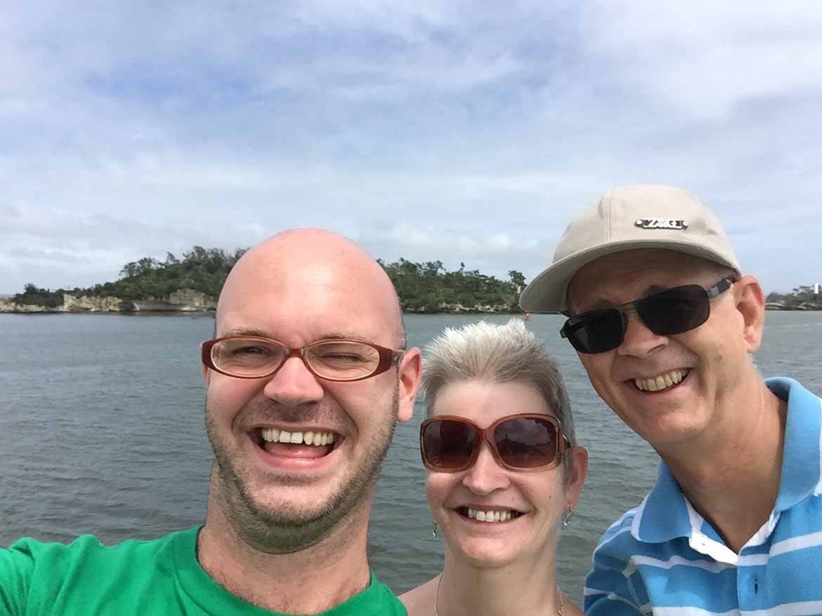 The Farmer Family all at sea