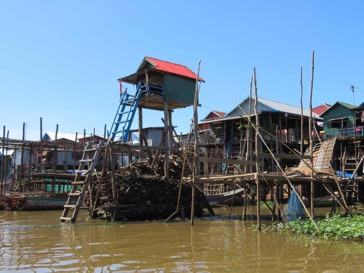 Stilt houses on Tonle Sap