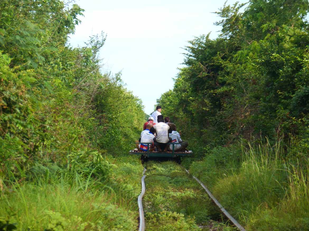Ride the bone-shaking Bamboo Train