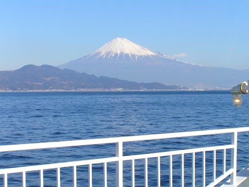 Views of Mount Fuji when travelling to the Izu Peninsula, Japan