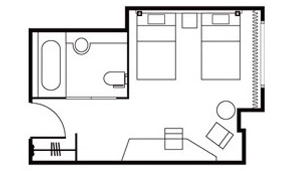 Daiwa Roynet Hachijo-Guchi (Accessible Room)