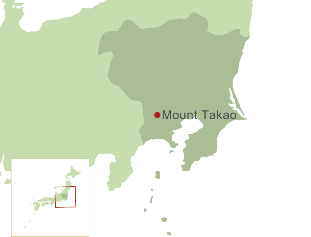 Mount Takao Map