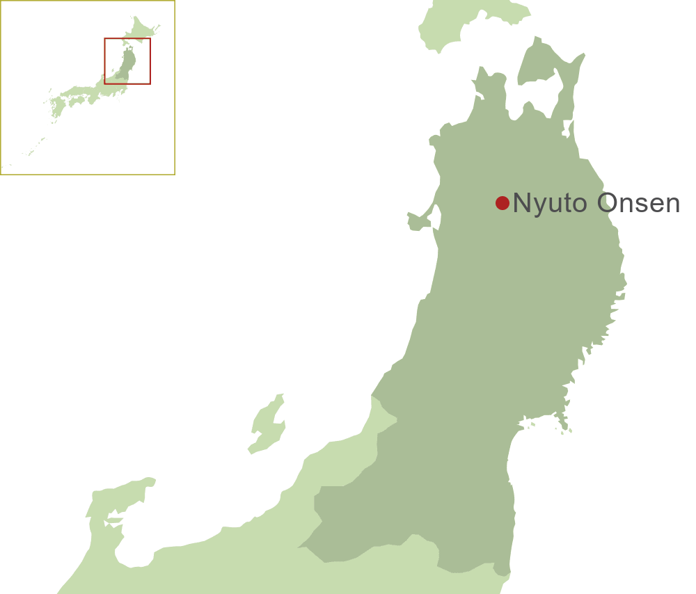 Nyuto Onsen Map