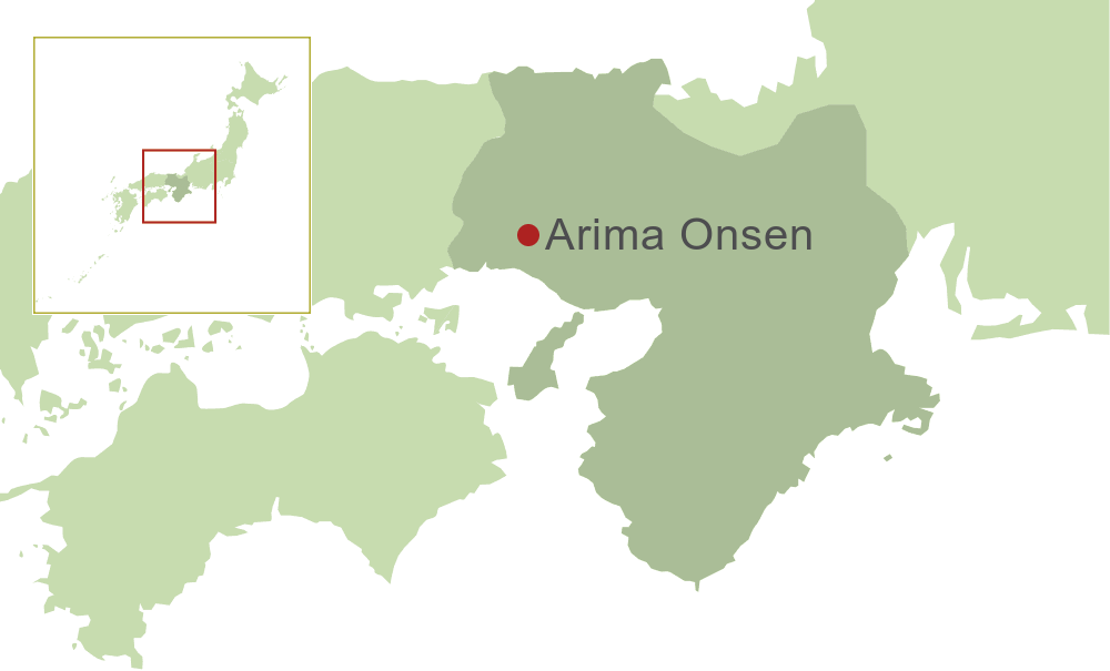 Arima Onsen Map