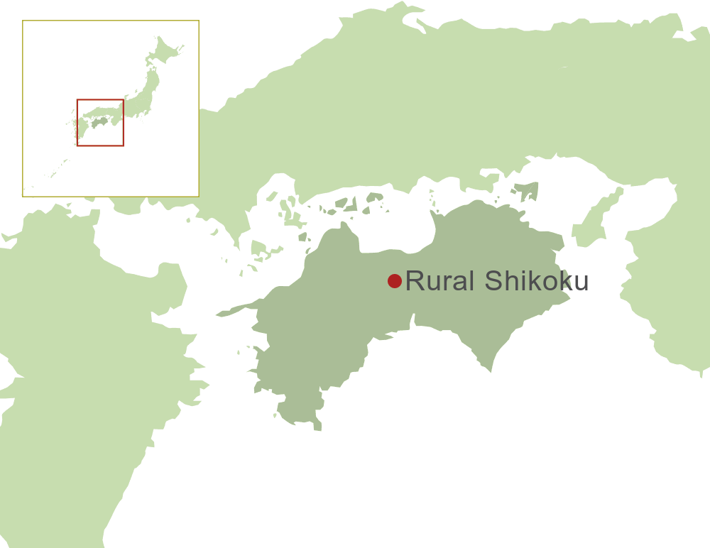 Rural Shikoku Map