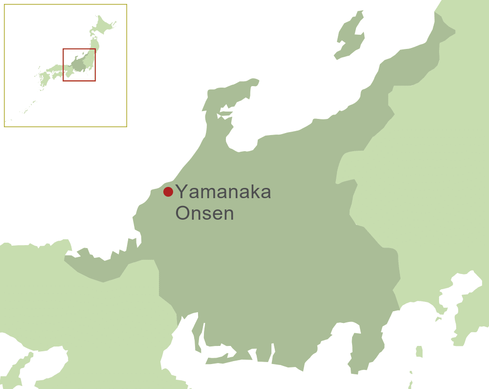 Yamanaka Onsen Map