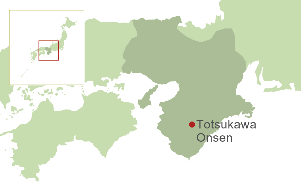 Totsukawa Onsen Map