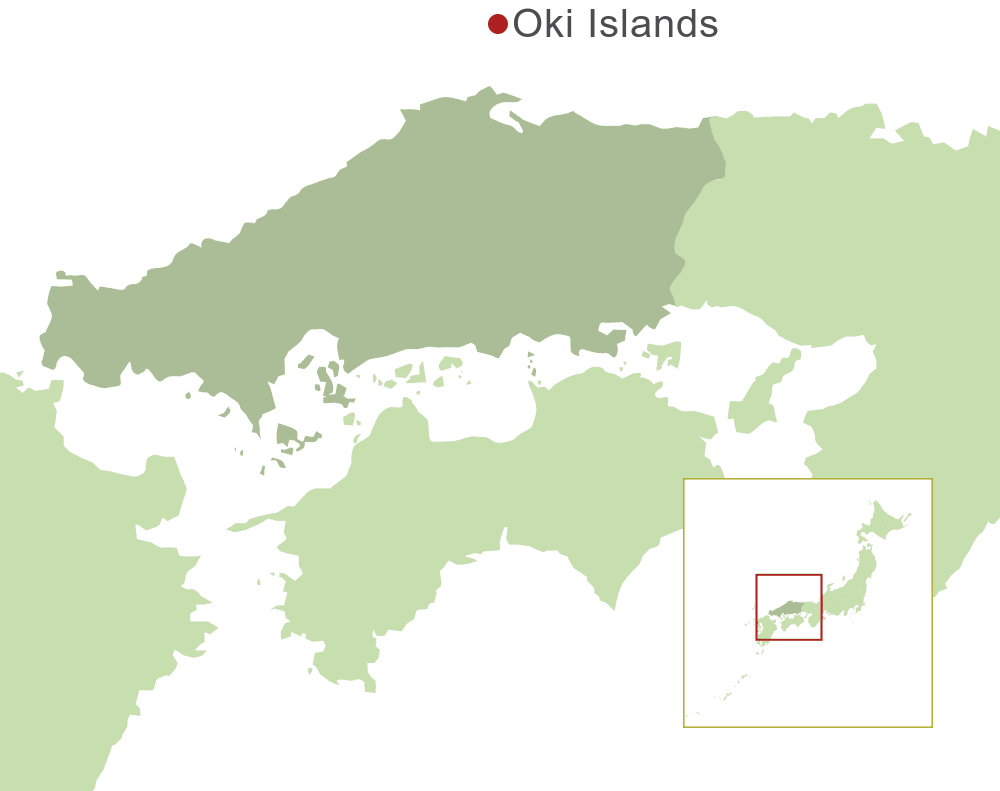 Oki Islands Map