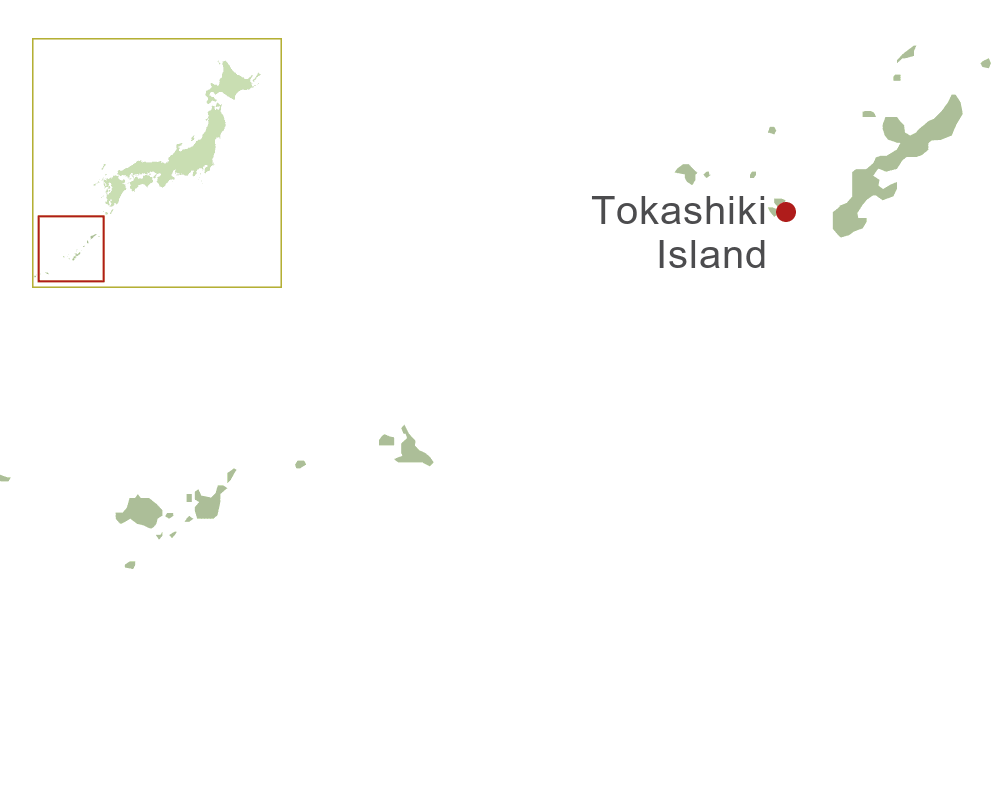 Tokashiki Island Map
