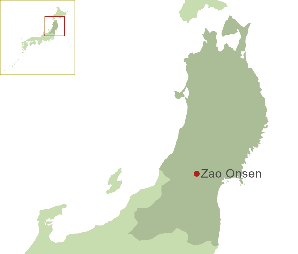Zao Onsen Map