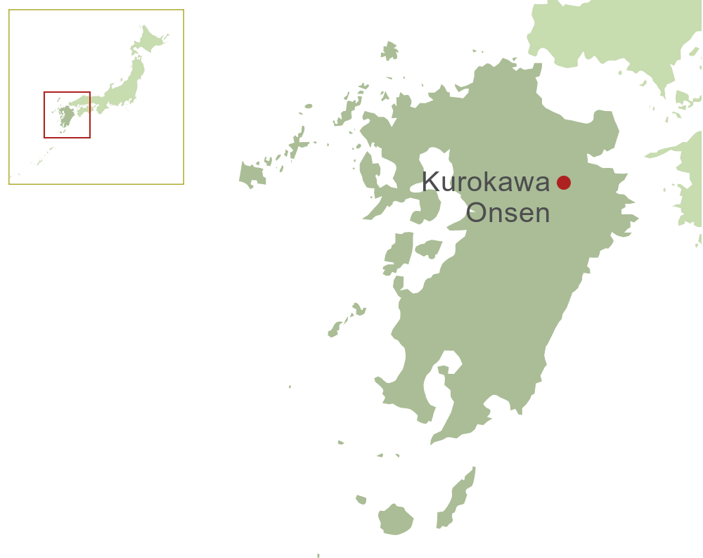 Kurokawa Onsen Map